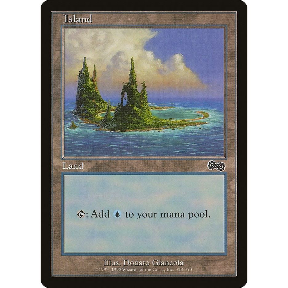 Image for Island (338) (338) (USG) - Magic: The Gathering