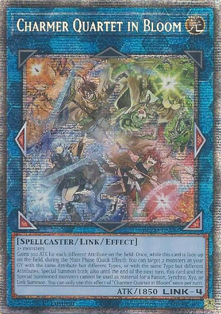 Image for Charmer Quartet in Bloom (Starlight Rare) (BLZD-EN050) (BLZD) - YuGiOh