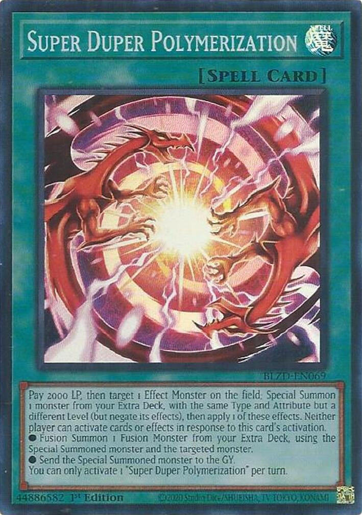 Image for Super Duper Polymerization (BLZD-EN069) (BLZD) - YuGiOh