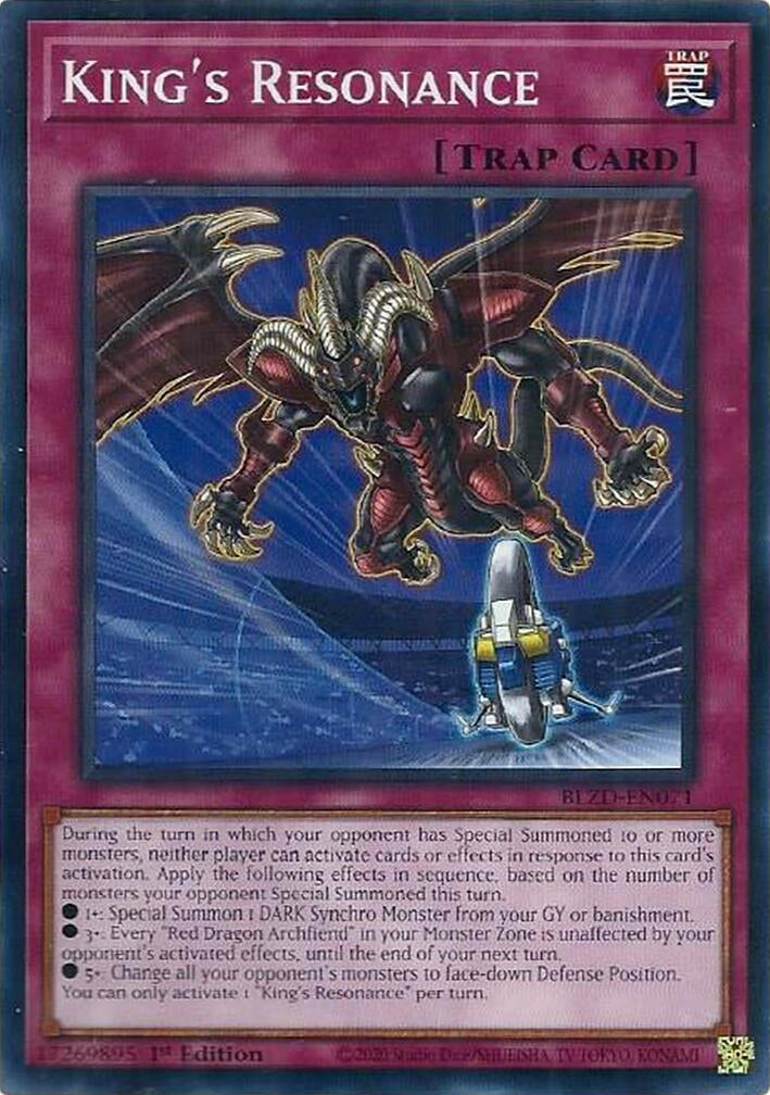 Image for King's Resonance (BLZD-EN071) (BLZD) - YuGiOh