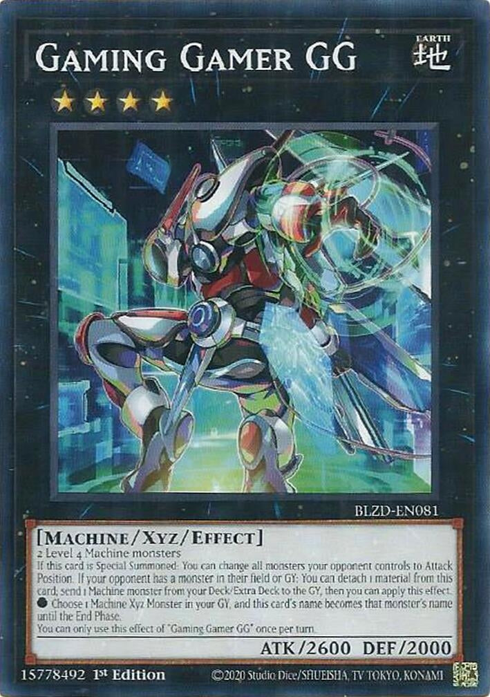 Image for Gaming Gamer GG (BLZD-EN081) (BLZD) - YuGiOh