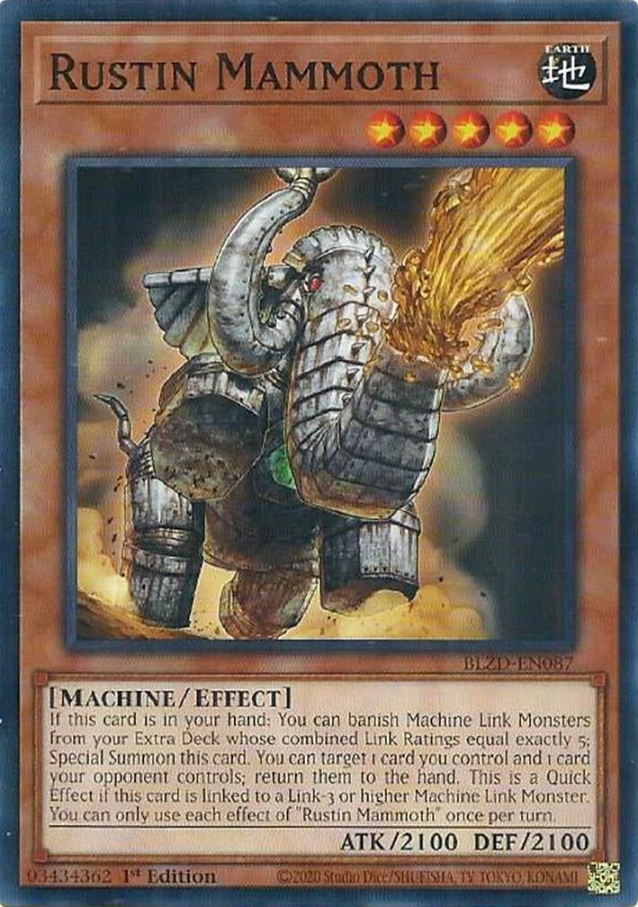 Image for Rustin Mammoth (BLZD-EN087) (BLZD) - YuGiOh