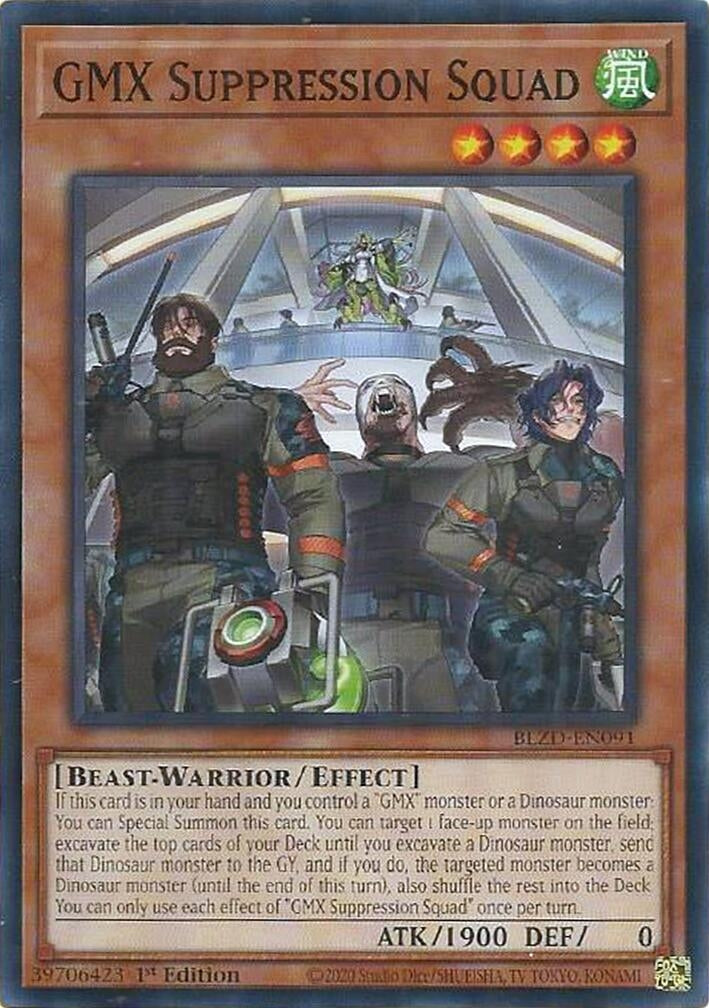 Image for GMX Suppression Squad (BLZD-EN091) (BLZD) - YuGiOh