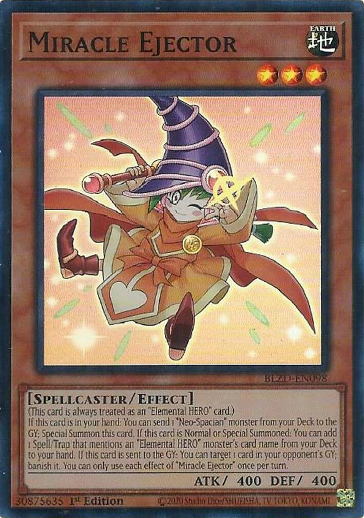 Image for Miracle Ejector (BLZD-EN098) (BLZD) - YuGiOh
