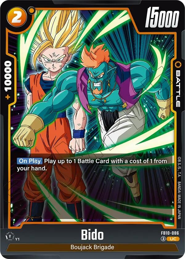 Image for Bido - FB10-086 (FB10-086) (FB10) - Dragon Ball Super: Fusion World