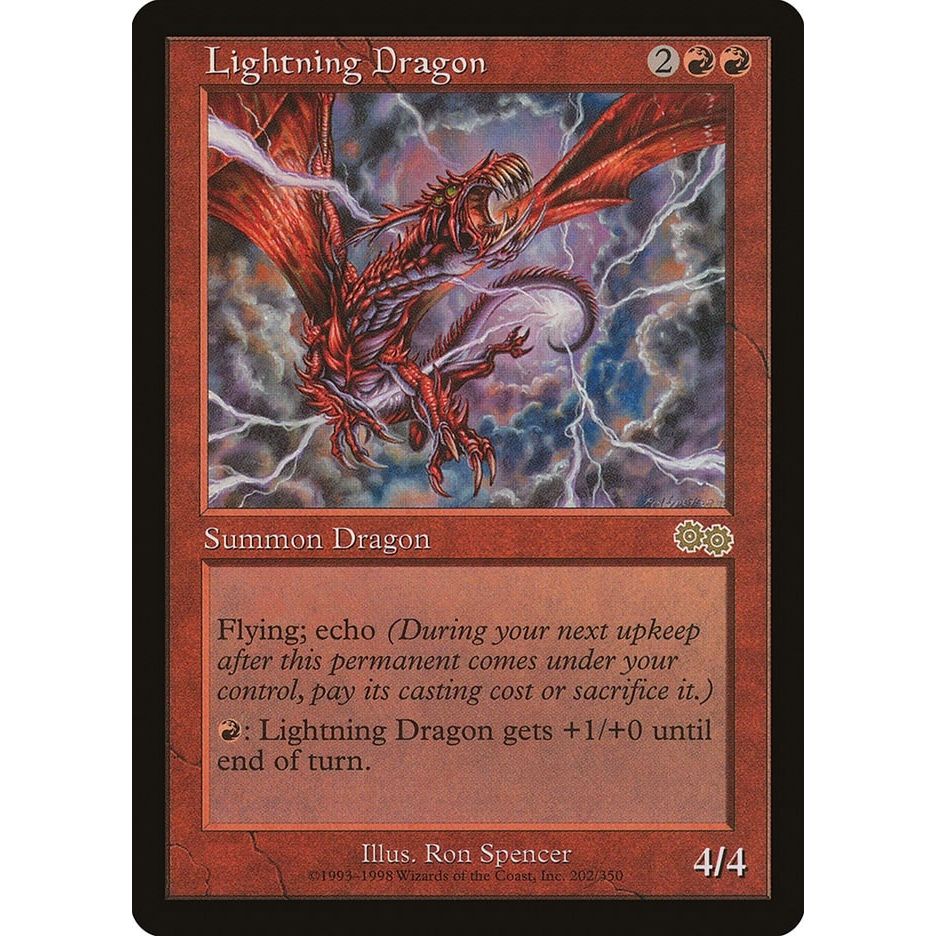 Image for Lightning Dragon (202) (USG) - Magic: The Gathering