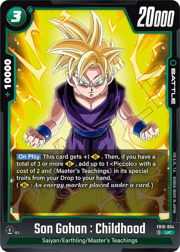 Image for Son Gohan : Childhood - FB10-054 (FB10-054) (FB10) - Dragon Ball Super: Fusion World