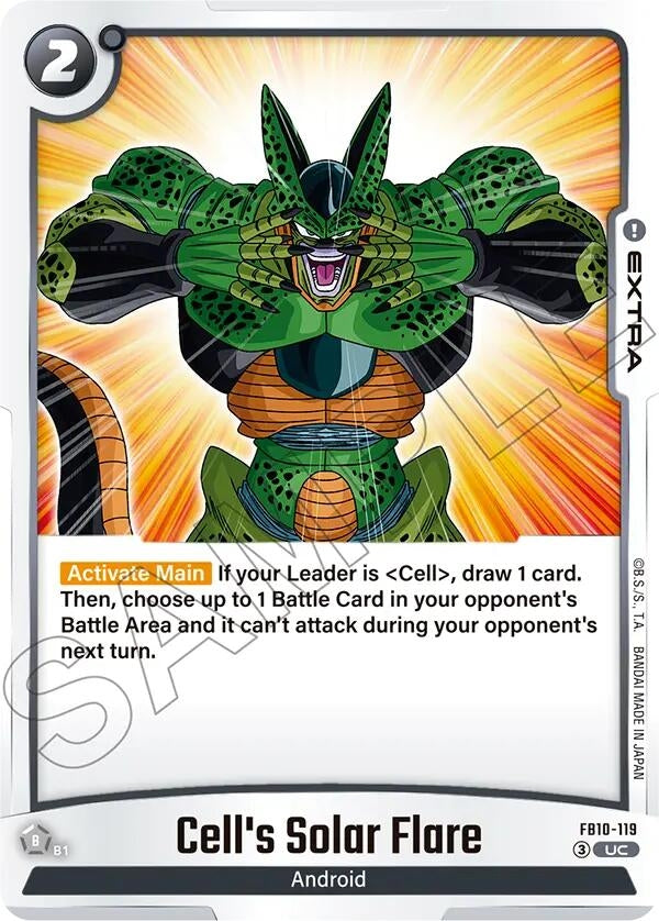 Image for Cell's Solar Flare (FB10-119) (FB10) - Dragon Ball Super: Fusion World