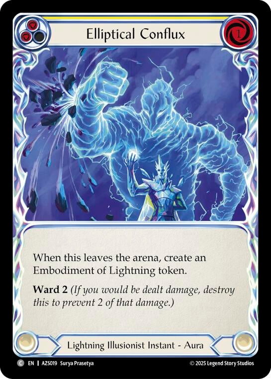 Image for Elliptical Conflux (Yellow) (AZS019) (AZS) - Flesh and Blood TCG