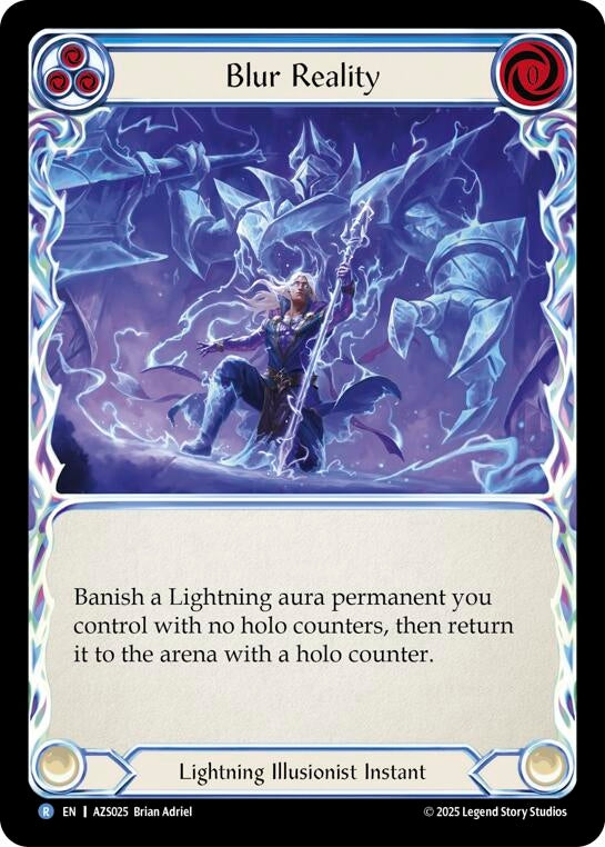 Image for Blur Reality (Blue) (AZS025) (AZS) - Flesh and Blood TCG
