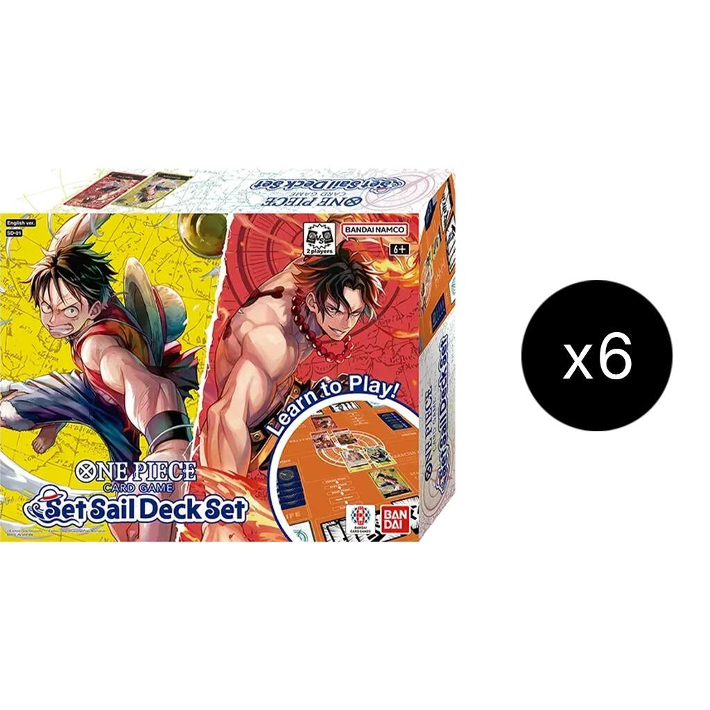 Image for Set Sail Deck Set Display - One Piece Card Game