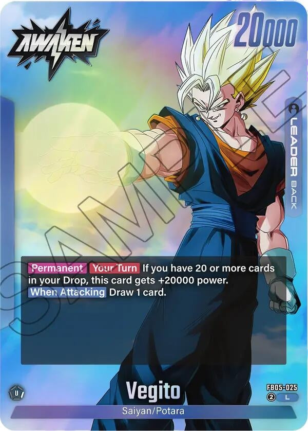 Image for Vegito - FB05-025 (FB05-025) (ST01) - Dragon Ball Super: Fusion World
