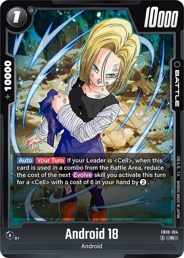 Image for Android 18 - FB10-104 (FB10-104) (FB10) - Dragon Ball Super: Fusion World