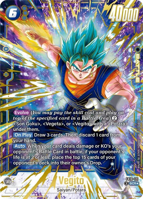 Image for Vegito - FB10-121 (Alternate Art) (FB10-121) (FB10) - Dragon Ball Super: Fusion World