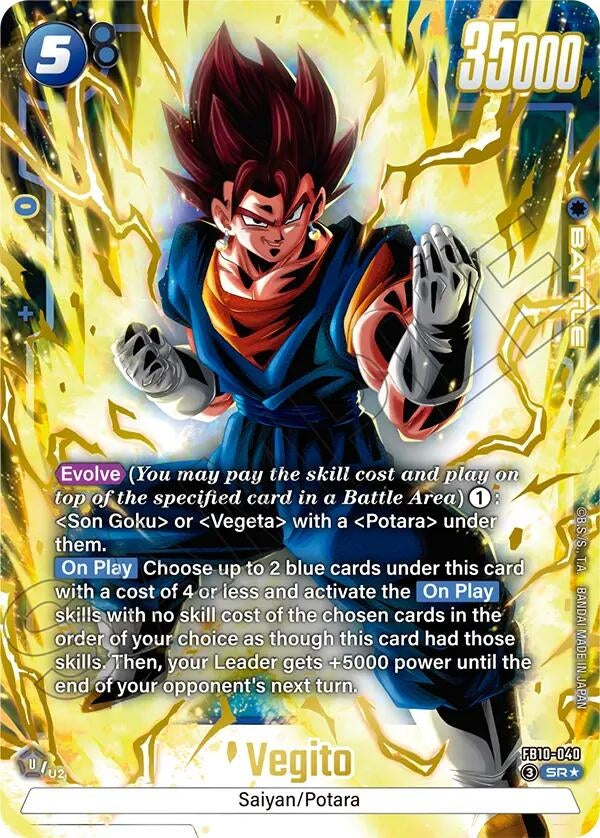 Image for Vegito - FB10-040 (Alternate Art) (FB10-040) (FB10) - Dragon Ball Super: Fusion World