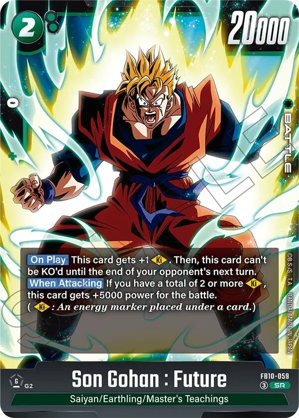 Image for Son Gohan : Future - FB10-059 (FB10-059) (FB10) - Dragon Ball Super: Fusion World