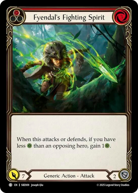 Image for Fyendal's Fighting Spirit (Red) (SBZ009) - Flesh and Blood TCG