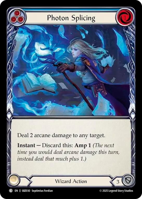 Image for Photon Splicing (Blue) (SBZ030) - Flesh and Blood TCG