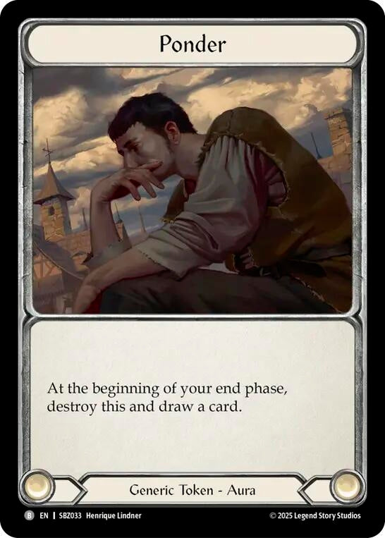 Image for Ponder (SBZ033) - Flesh and Blood TCG