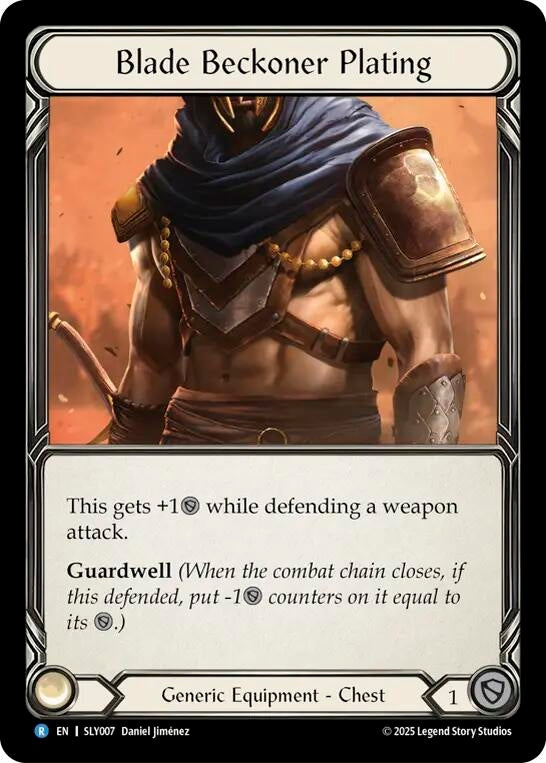 Image for Blade Beckoner Plating (SLY007) - Flesh and Blood TCG