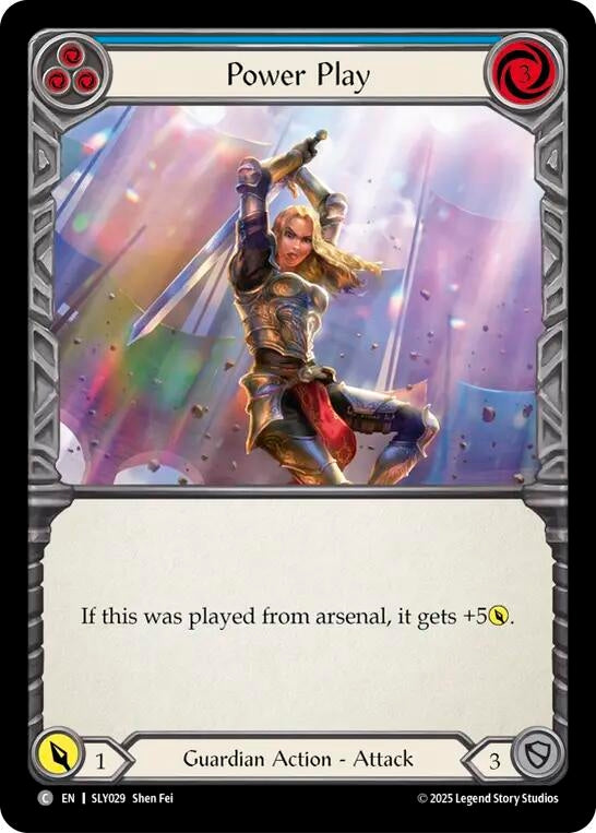 Image for Power Play (Blue) (SLY029) - Flesh and Blood TCG