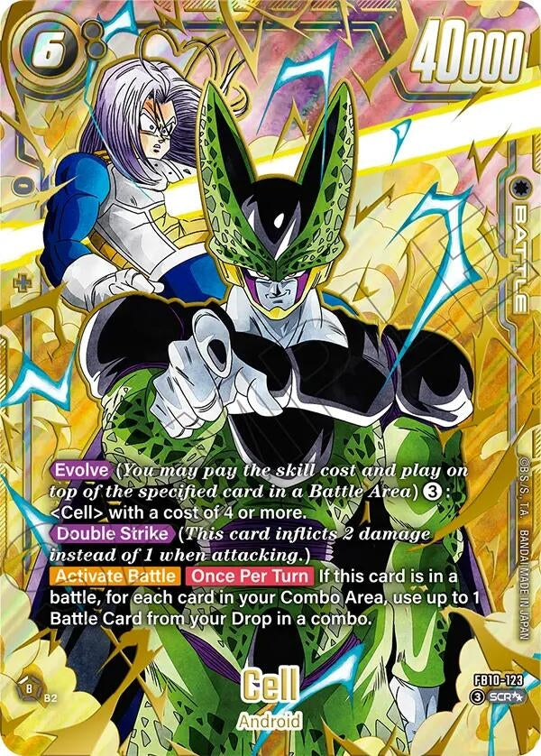 Image for Cell - FB10-123 (Super Alternate Art) (FB10-123) (FB10) - Dragon Ball Super: Fusion World