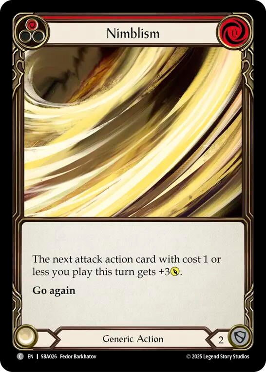 Image for Nimblism (Red) (SBA026) - Flesh and Blood TCG