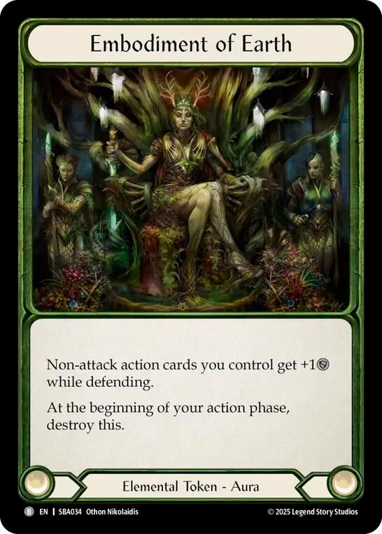 Image for Embodiment of Earth (SBA034) - Flesh and Blood TCG