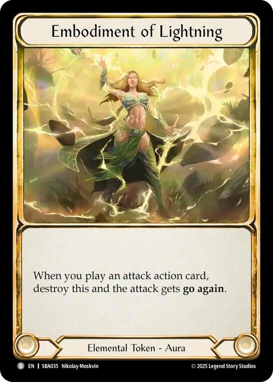 Image for Embodiment of Lightning (SBA035) - Flesh and Blood TCG