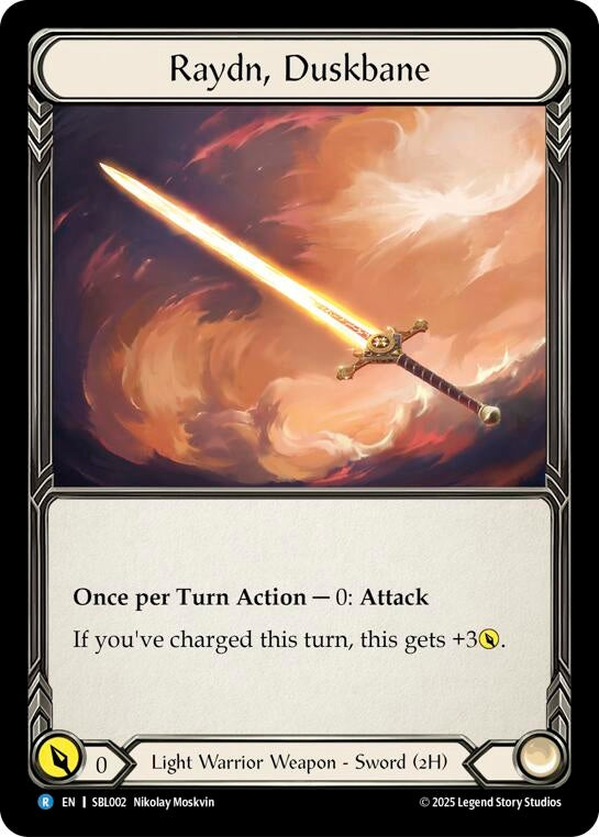 Image for Raydn, Duskbane (SBL002) - Flesh and Blood TCG