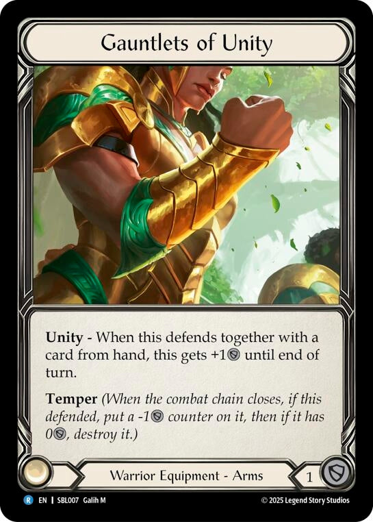Image for Gauntlets of Unity (SBL007) - Flesh and Blood TCG