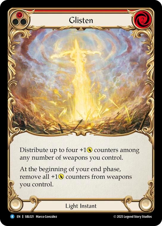 Image for Glisten (Red) (SBL021) - Flesh and Blood TCG