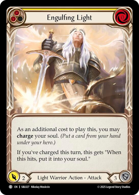Image for Engulfing Light (Yellow) (SBL027) - Flesh and Blood TCG
