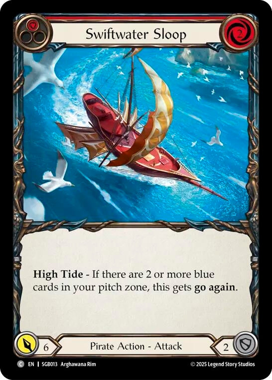 Image for Swiftwater Sloop (Red) (SGB013) - Flesh and Blood TCG