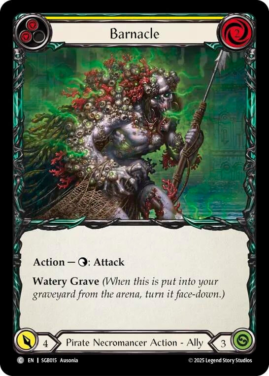Image for Barnacle (Yellow) (SGB015) - Flesh and Blood TCG