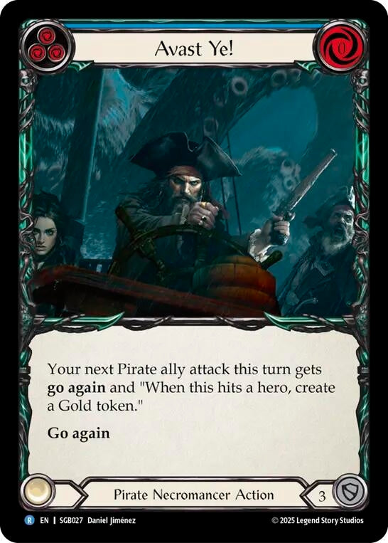 Image for Avast Ye! (Blue) (SGB027) - Flesh and Blood TCG