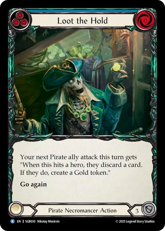 Image for Loot the Hold (Blue) (SGB030) - Flesh and Blood TCG