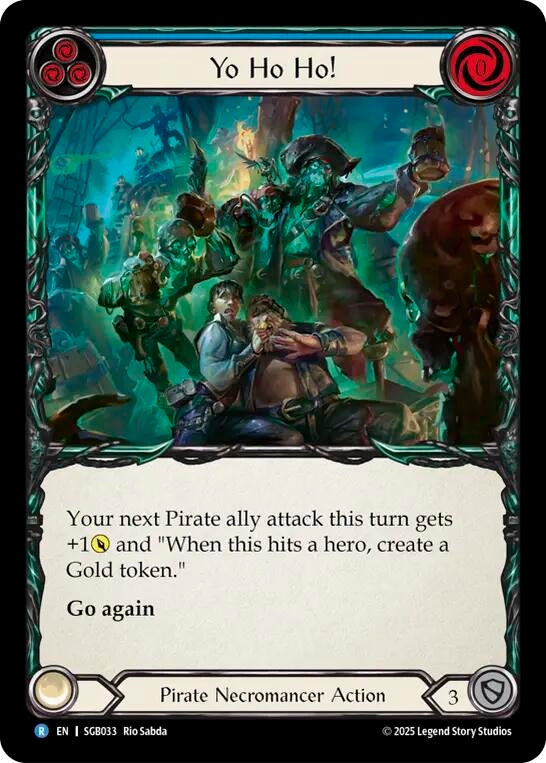 Image for Yo Ho Ho! (Blue) (SGB033) - Flesh and Blood TCG