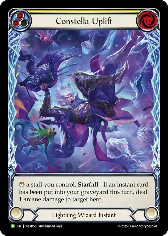 Image for Constella Uplift (Yellow) (GEM158) (GEM) - Flesh and Blood TCG