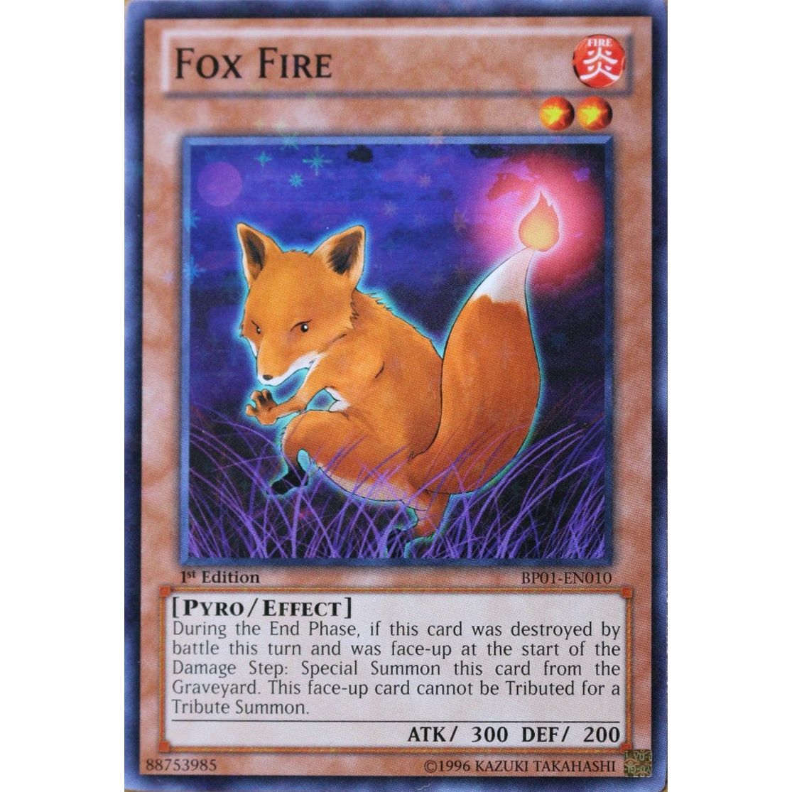Image for Fox Fire (Starfoil) (BP01-EN010) (BP01) - YuGiOh