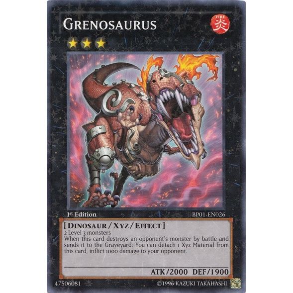 Image for Grenosaurus (Starfoil) (BP01-EN026) (BP01) - YuGiOh