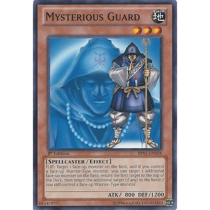 Image for Mysterious Guard (Starfoil) (BP01-EN058) (BP01) - YuGiOh
