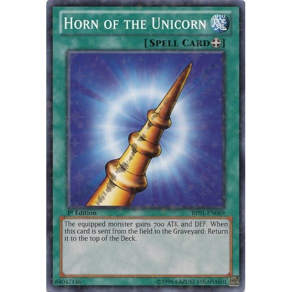 Image for Horn of the Unicorn (Starfoil) (BP01-EN069) (BP01) - YuGiOh