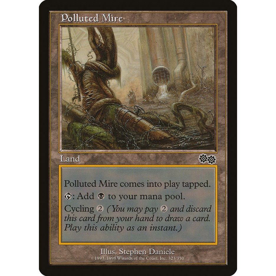 Image for Polluted Mire (323) (USG) - Magic: The Gathering