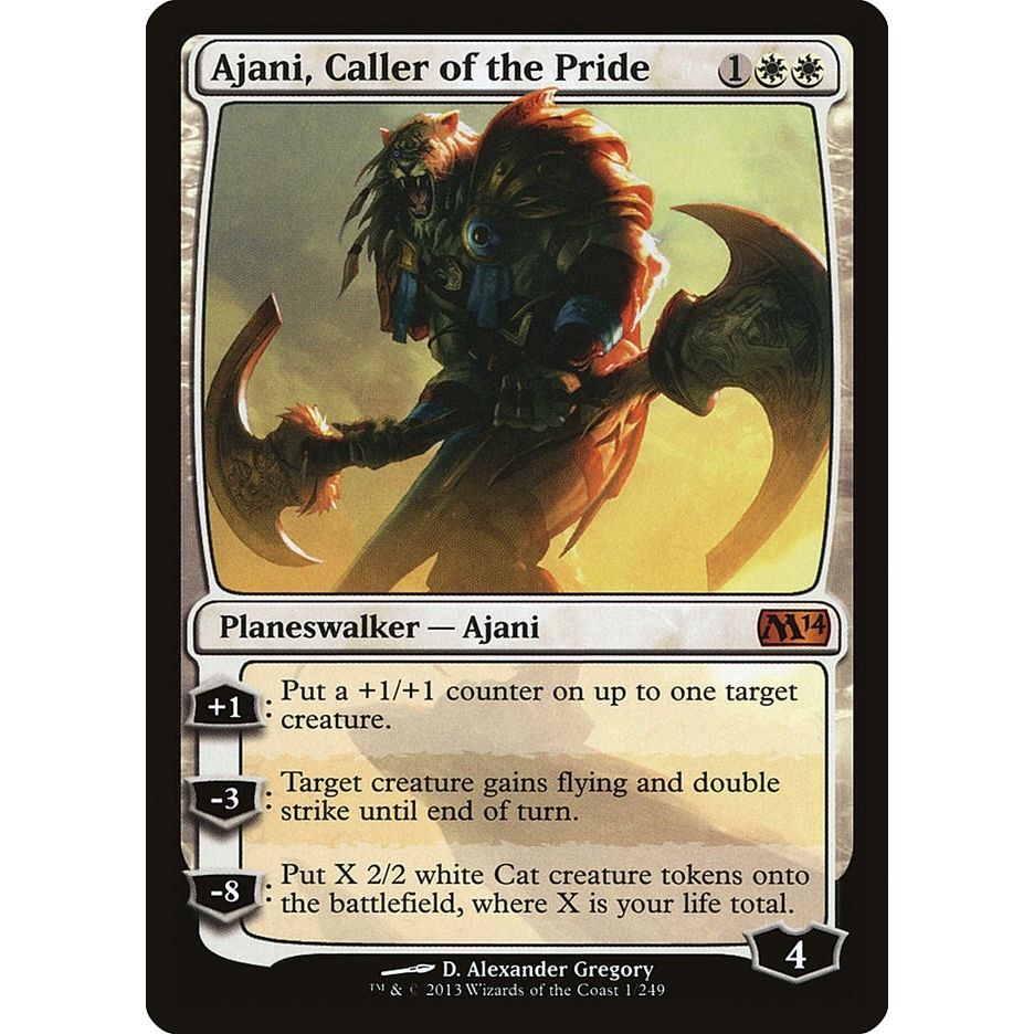 Image for Ajani, Caller of the Pride (1) (M14) - Magic: The Gathering