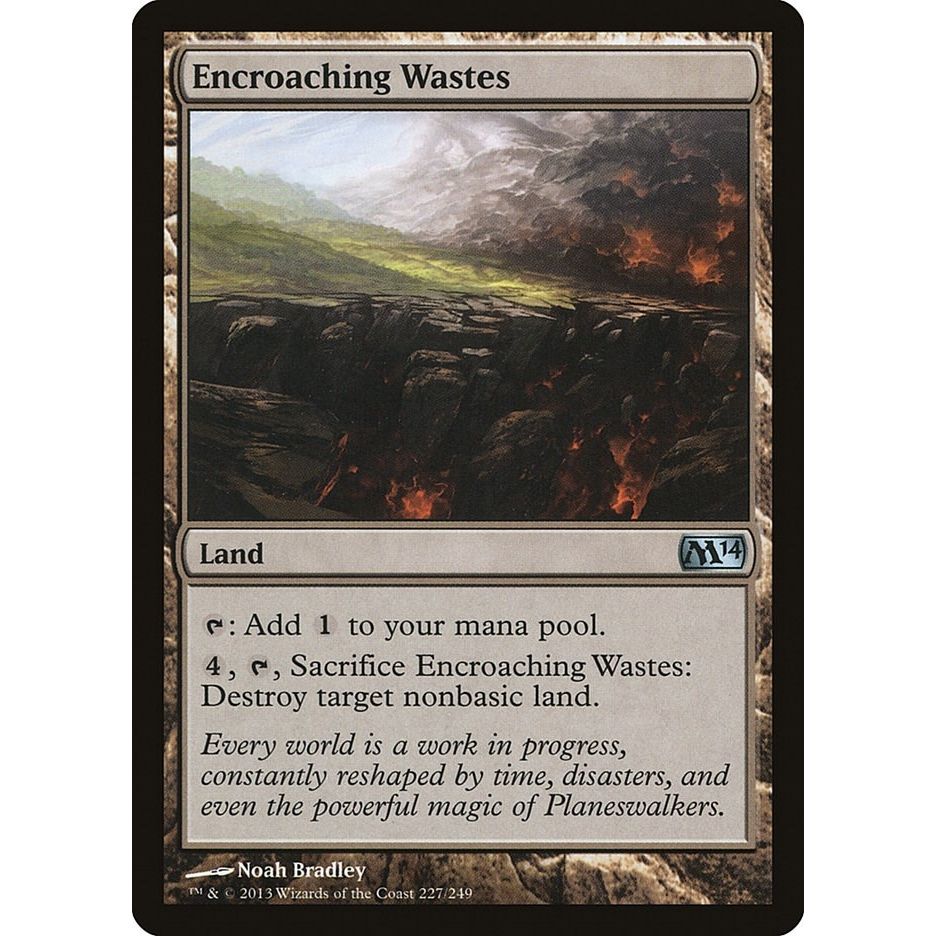 Image for Encroaching Wastes (227) (M14) - Magic: The Gathering