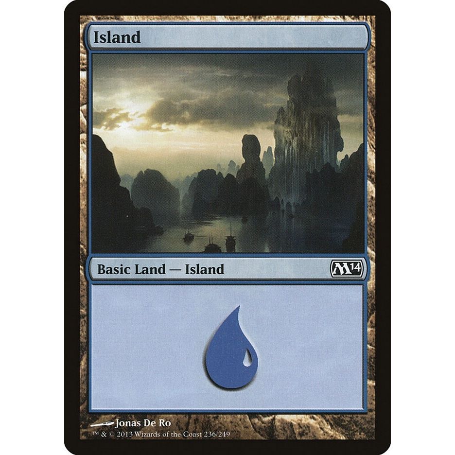 Image for Island (236) (236) (M14) - Magic: The Gathering