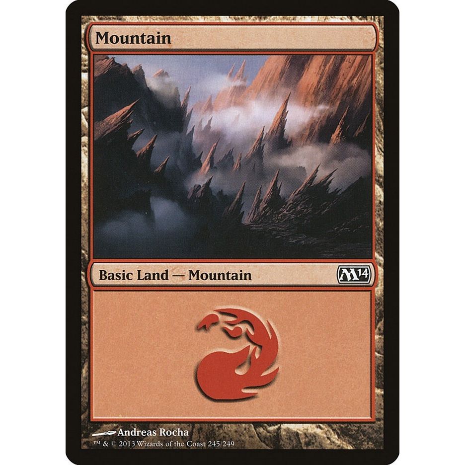 Image for Mountain (245) (245) (M14) - Magic: The Gathering