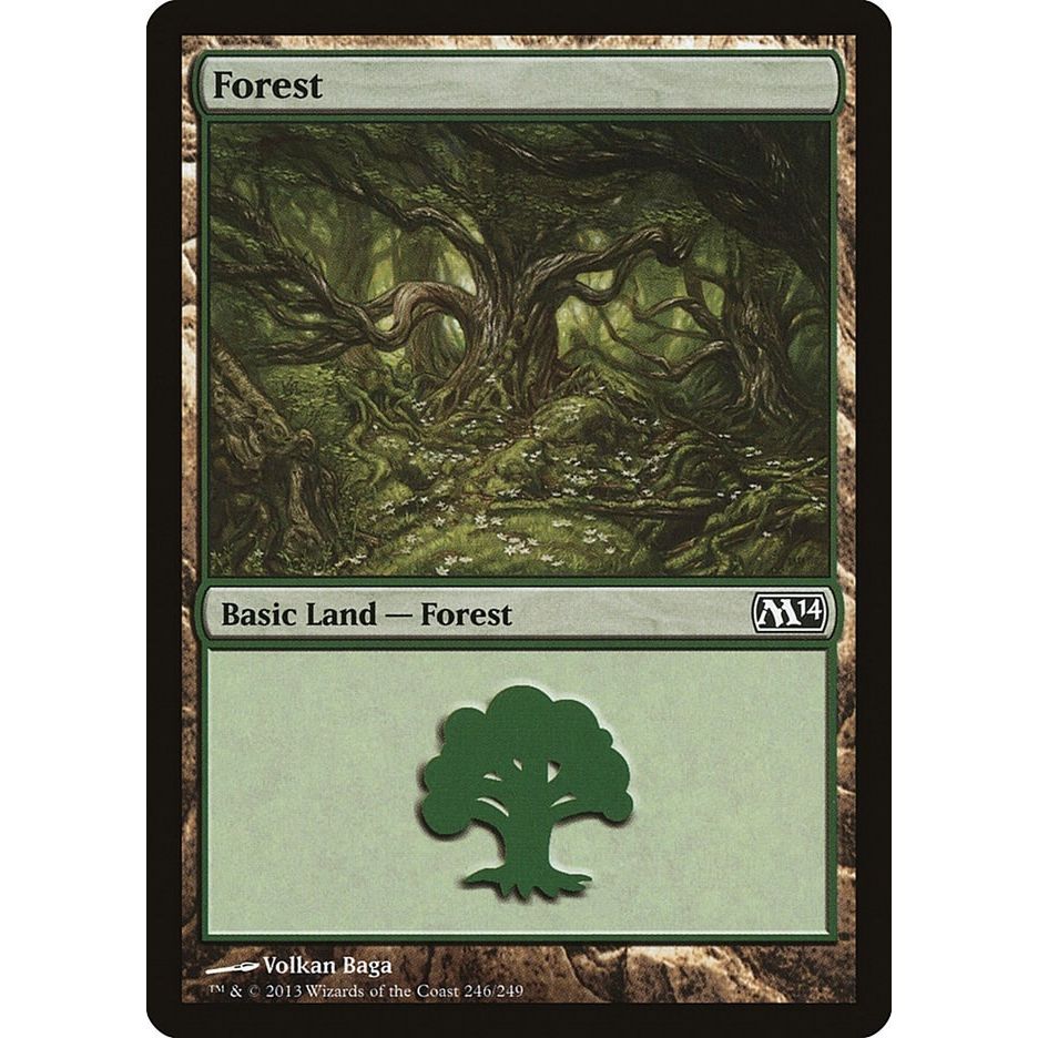 Image for Forest (246) (246) (M14) - Magic: The Gathering