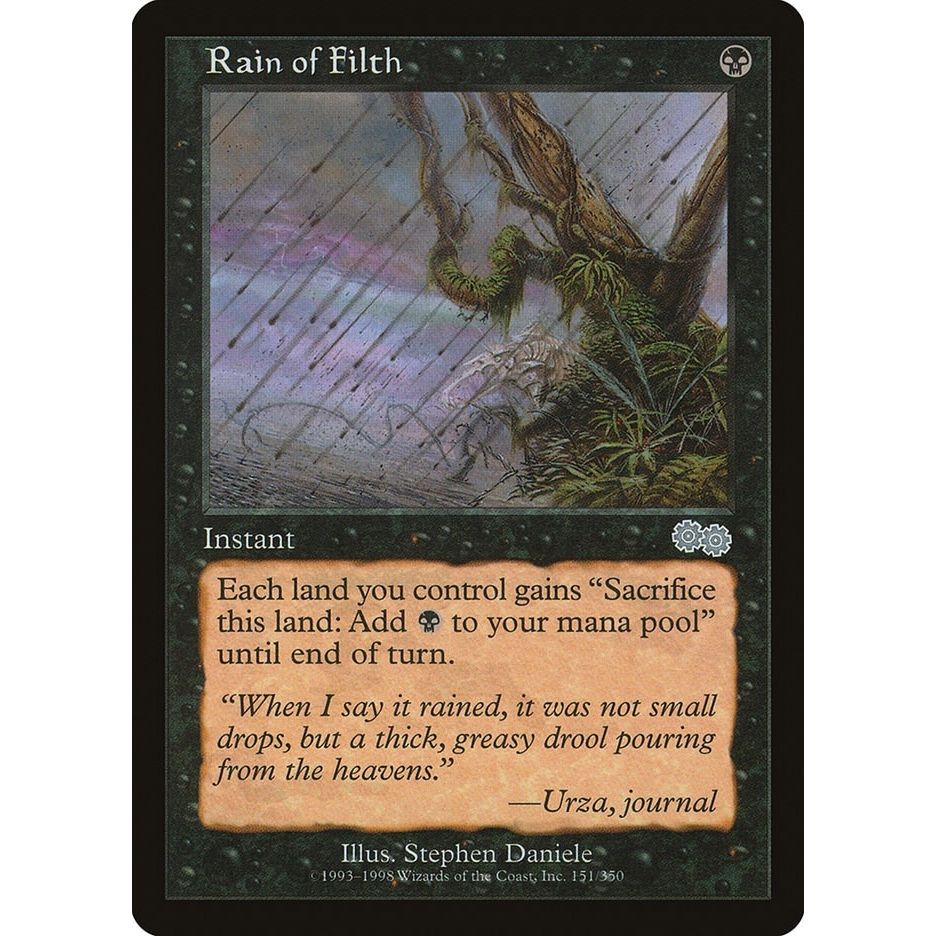 Image for Rain of Filth (151) (USG) - Magic: The Gathering